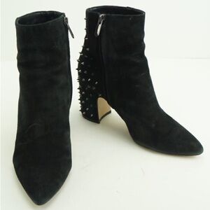 Sam Edelman Womens Heath Studded Ankle Heeled Boots Black Size 5.5M